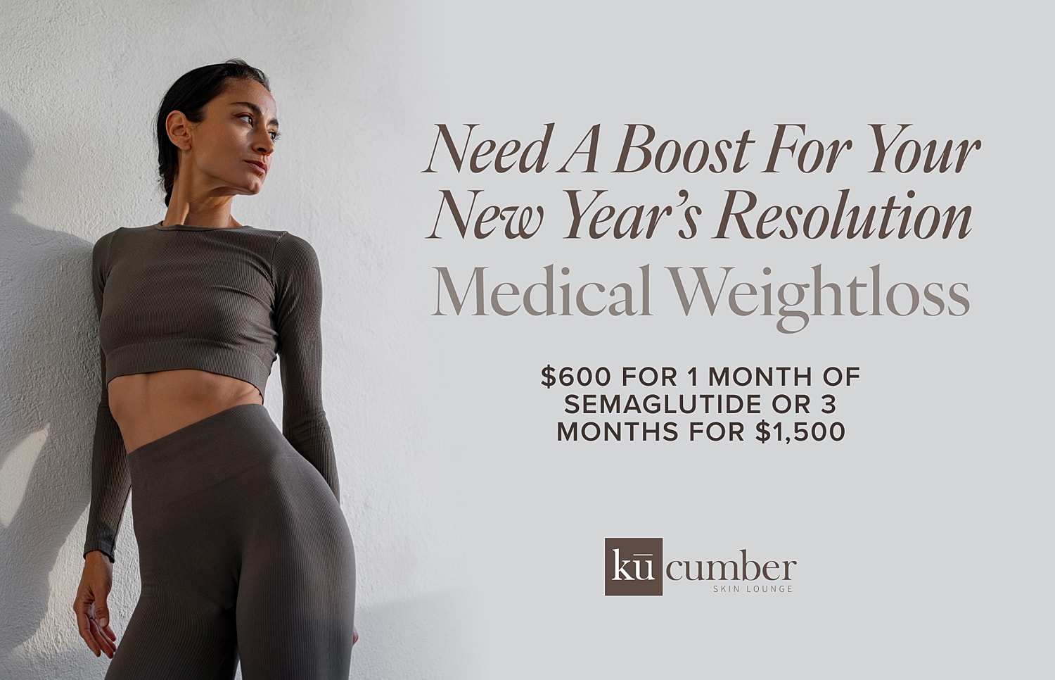 New Year’s resolution medical weight loss promotion.
